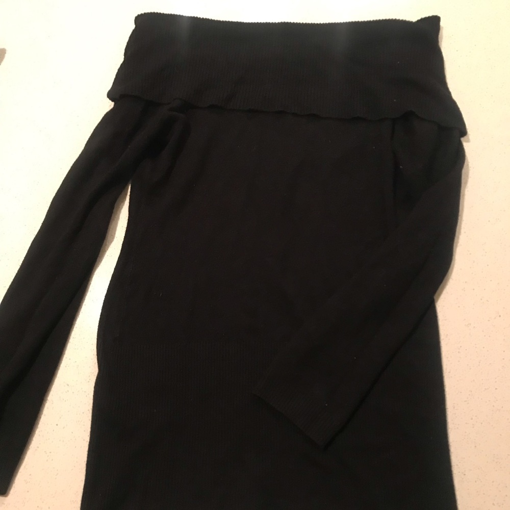 Black off the shoulder sweater size S/M
